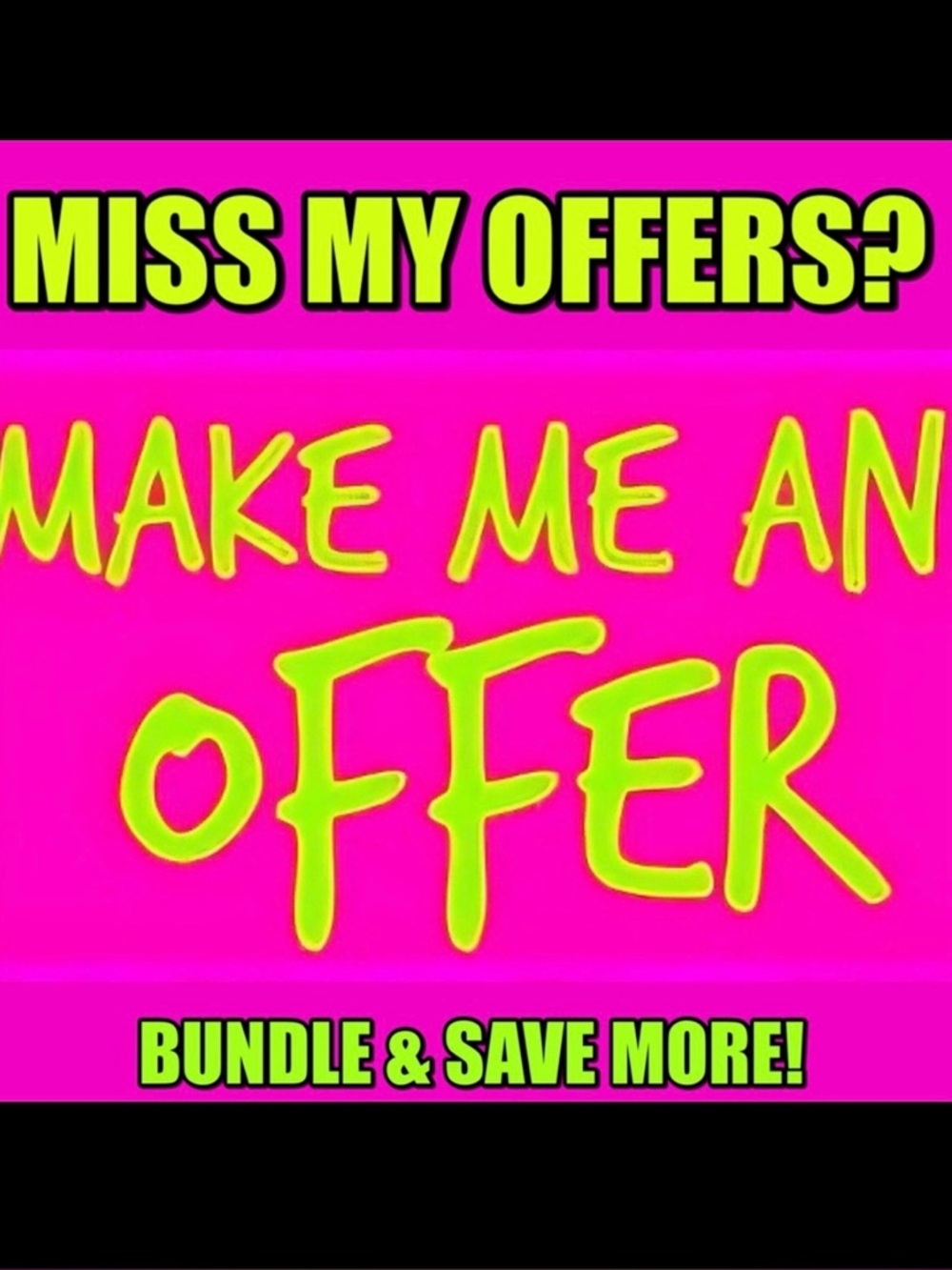 ➡️ MISS MY OFFER?